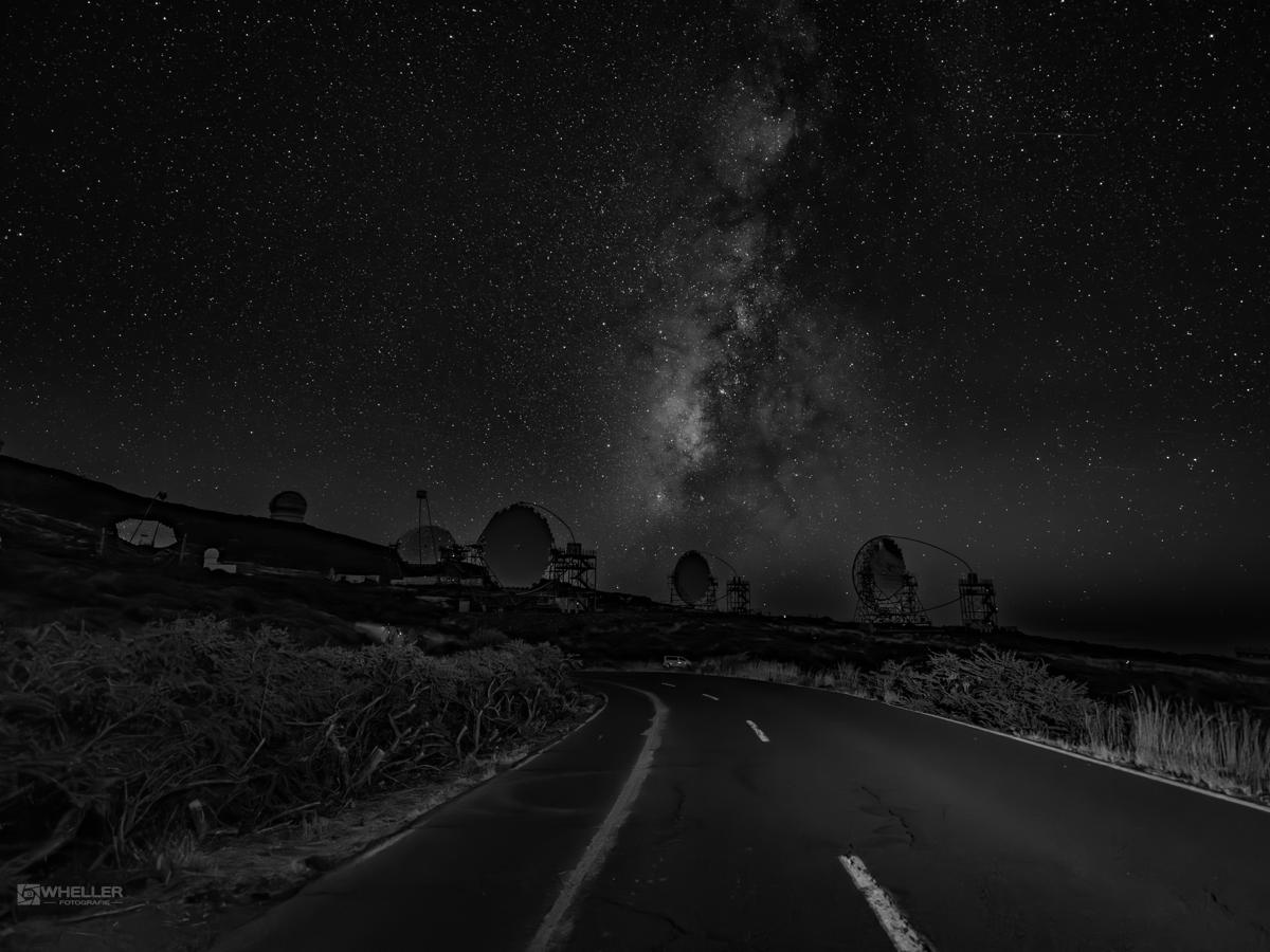 Straße LP-4 auf des Roque Des Los Muchachos